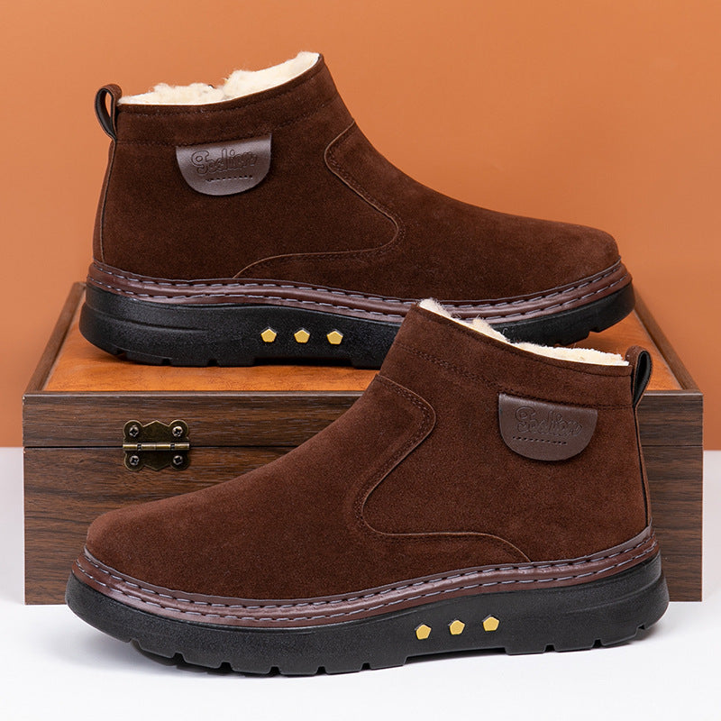 Chaussures d’Hiver Montantes Antidérapantes