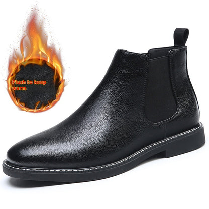 Bottines Chelsea Homme en Cuir Élégant