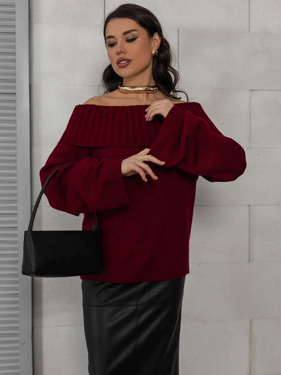 Pull oversize long en maille douillette