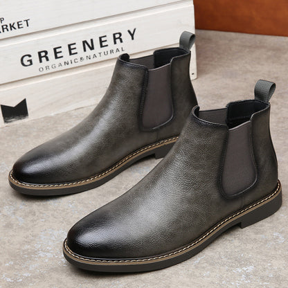 Bottines Chelsea Homme en Cuir Élégant