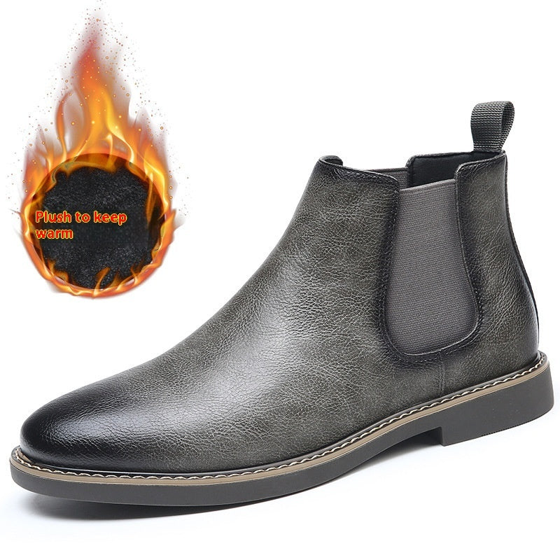 Bottines Chelsea Homme en Cuir Élégant