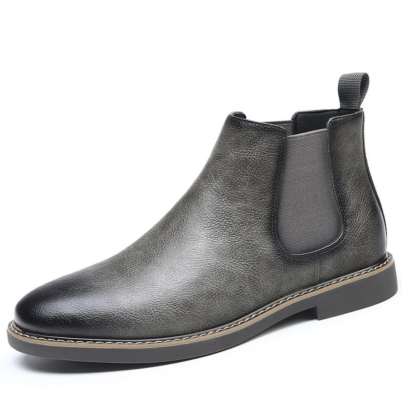 Bottines Chelsea Homme en Cuir Élégant