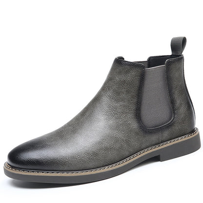 Bottines Chelsea Homme en Cuir Élégant