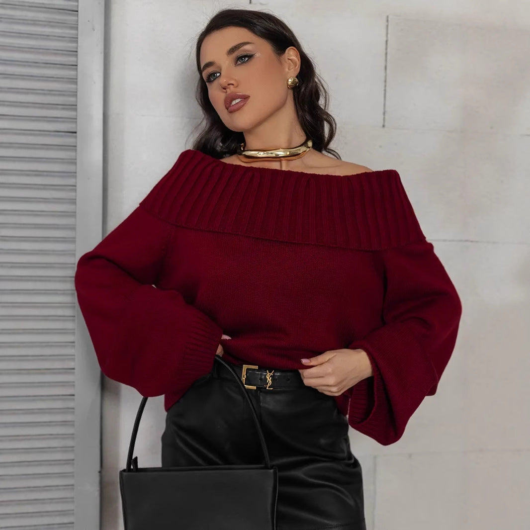 Pull oversize long en maille douillette