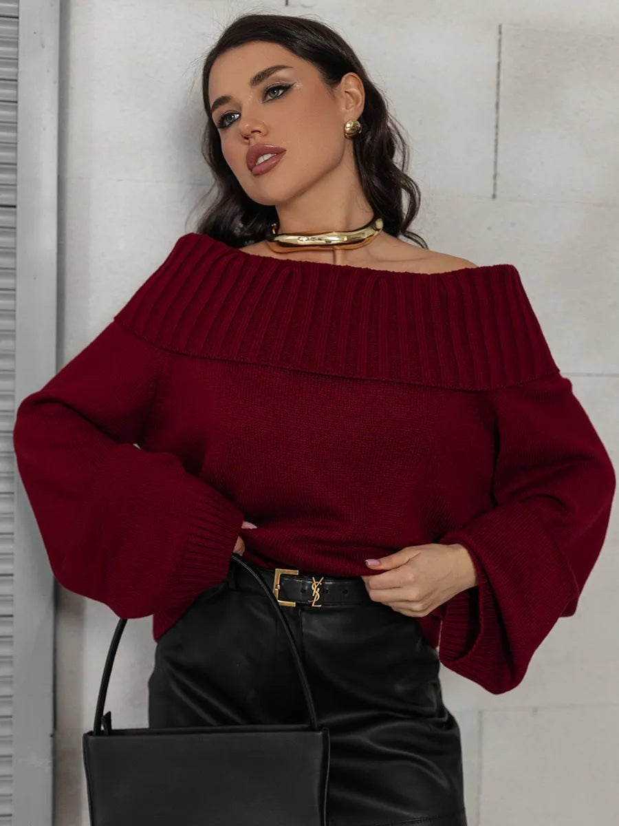 Pull oversize long en maille douillette